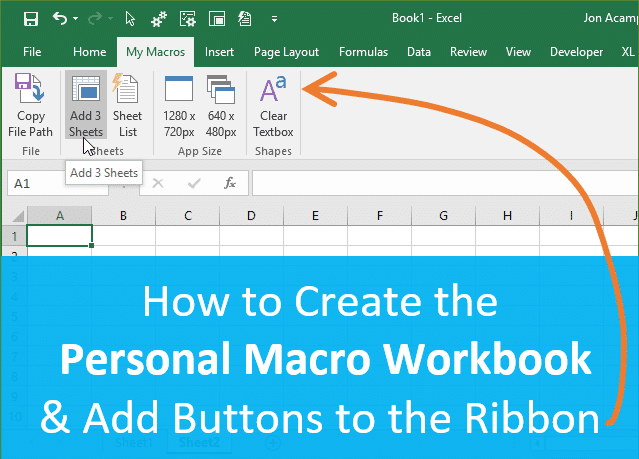 How to Add Macro Button in Excel?