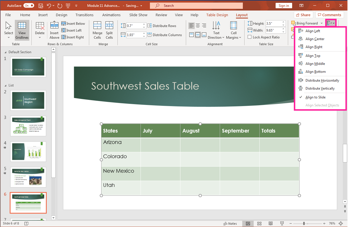 How to Edit Table in Powerpoint?