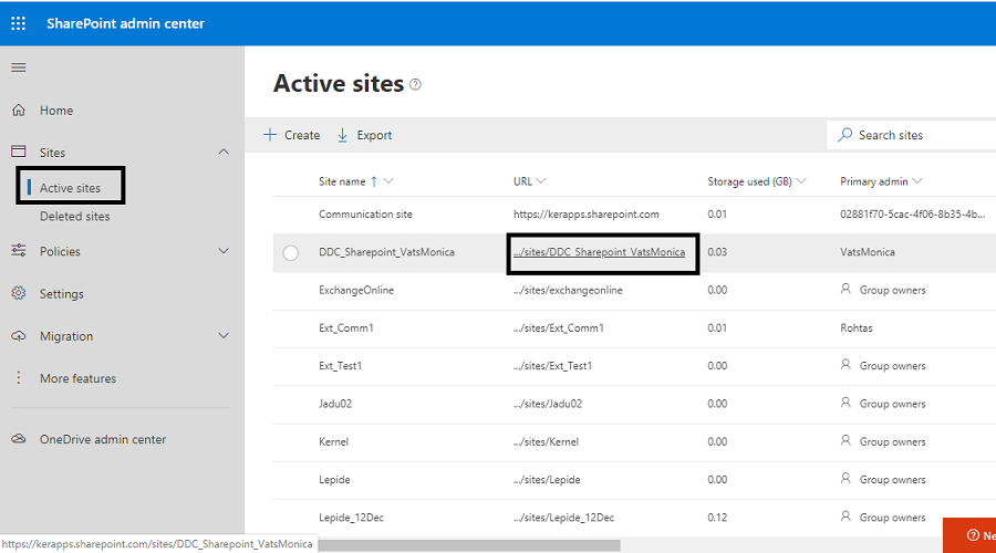 How to Check Storage Space in Sharepoint 2016?