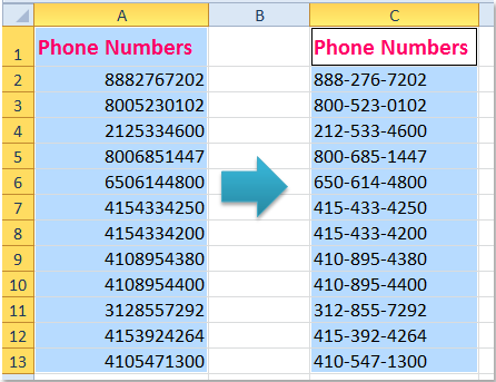 How to Add Dashes in Excel?