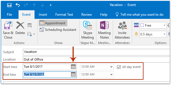 How to Block Calendar in Outlook?