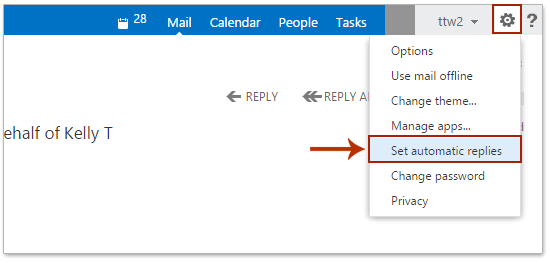 How to Set Out of Office in Outlook Web?