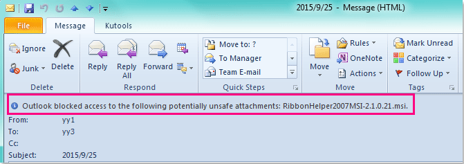 How to Unblock Attachments in Outlook?