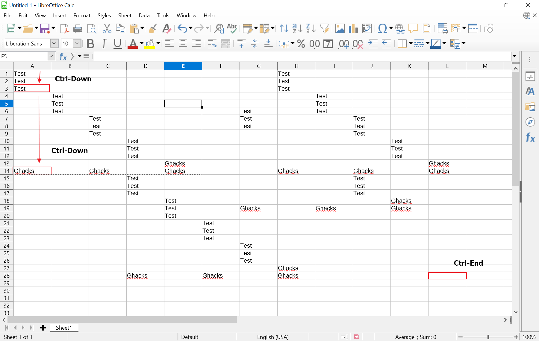 How to Go to Bottom of Excel Spreadsheet?