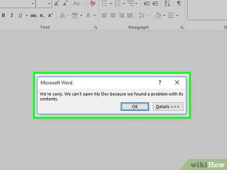 How to Open a Corrupt File in Microsoft Word?