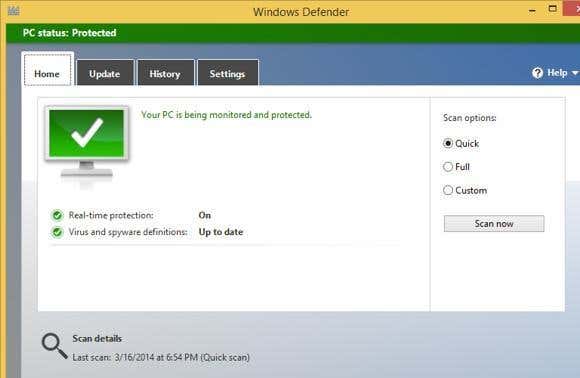 microsoft safety scanner vs windows defender