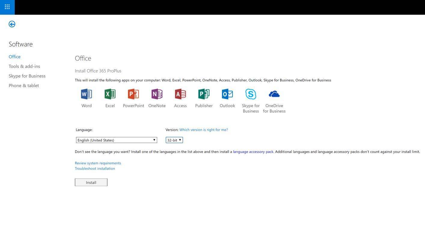 office 365 professional plus 5 user