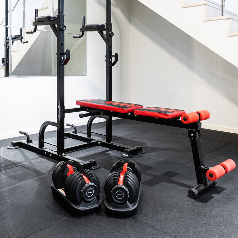 scheren Doe mee Efficiënt Package Deal 2 - 24KG Adjustable Dumbbells + Power Tower With Detachab -  300MAX