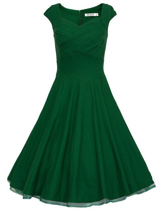 Green Vintage Dress – Lily & Co.