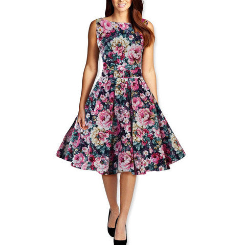 Floral Vintage Dress – Lily & Co.