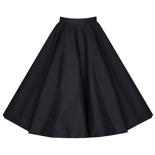 Black Vintage Midi Skirt – Lily & Co.