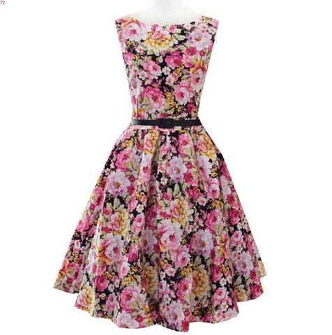 Floral Vintage Dress – Lily & Co.