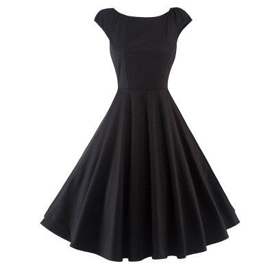 Black Open Shoulder Dress – Lily & Co.