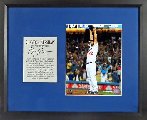 Los Angeles Dodgers Vin Scully 11x14 Framed Photograph Display