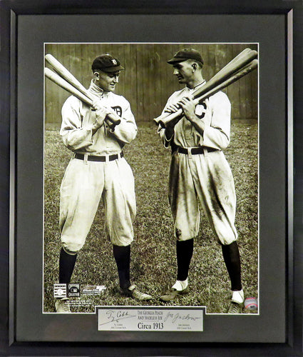 Ty Cobb Custom Framed Jersey Display