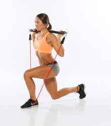 Xbar reverse lunges