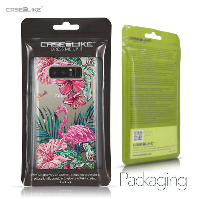 Samsung Galaxy Note 8 case Tropical Flamingo 2239 Retail Packaging | CASEiLIKE.com