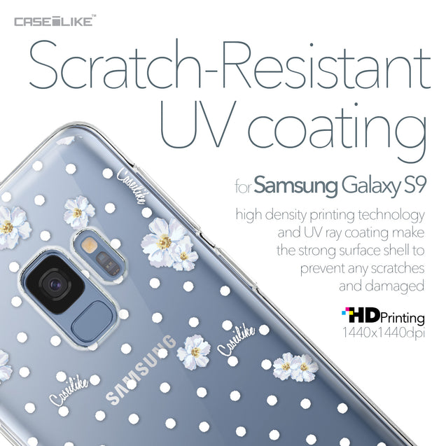 Samsung Galaxy S9 case Watercolor Floral 2235 with UV-Coating Scratch-Resistant Case | CASEiLIKE.com