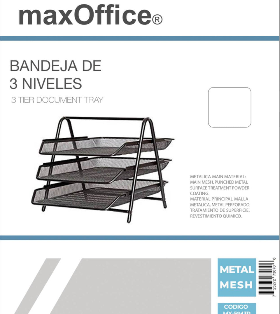 Bandeja-metalica-3-pisos-de-malla-Maxoffice---MX-BM3P-1