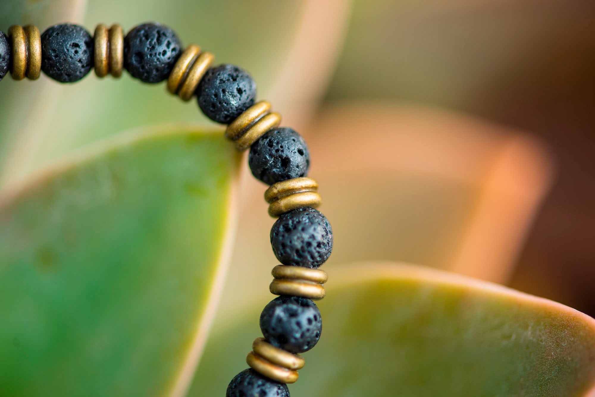 Indonesian Lava Stone Bracelet