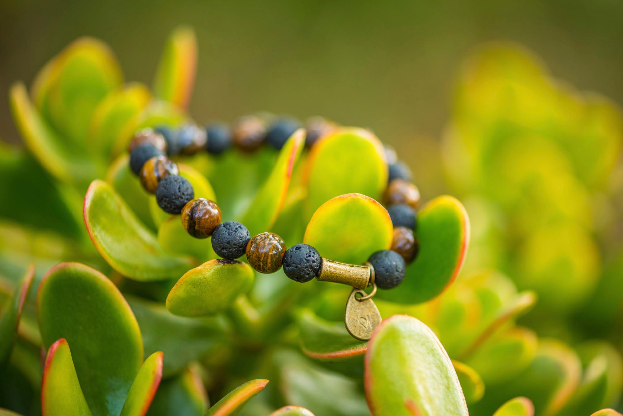 Indonesian Lava Stone Bracelet