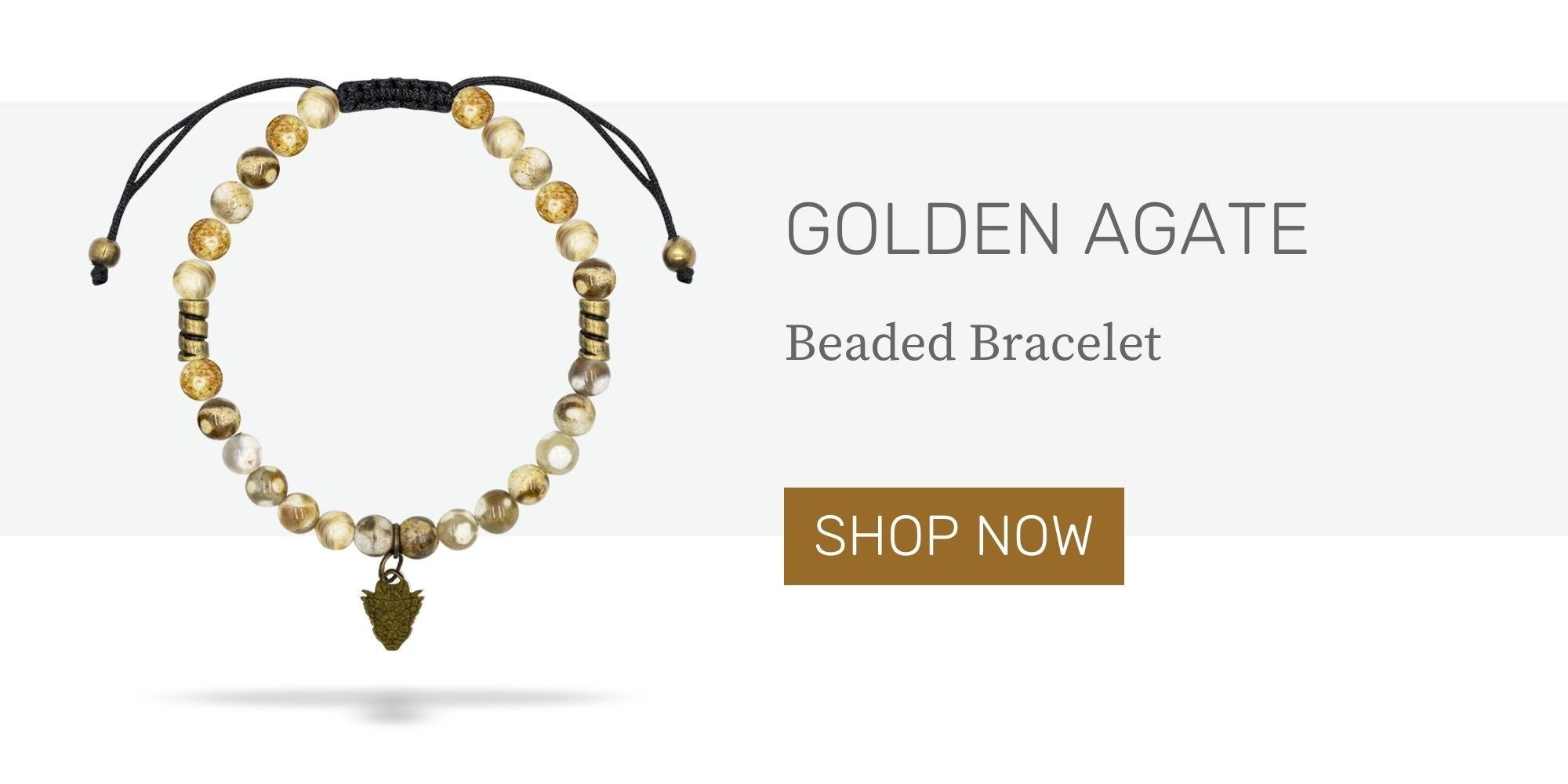 Sungazer Golden Agate Bracelet by Wild In Africa