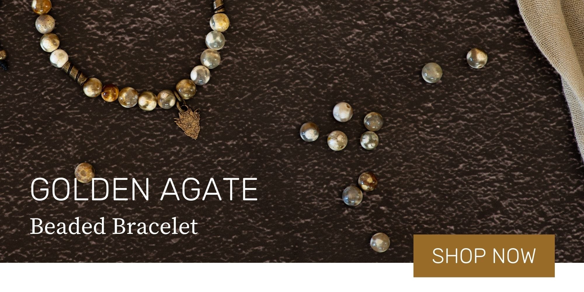 Golden Agate Bracelet by Wild In Africa