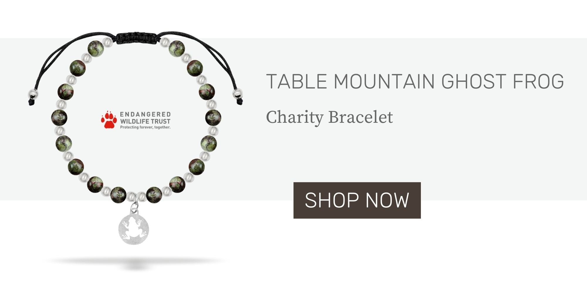 Table Mountain Ghost Frog Charity Bracelet