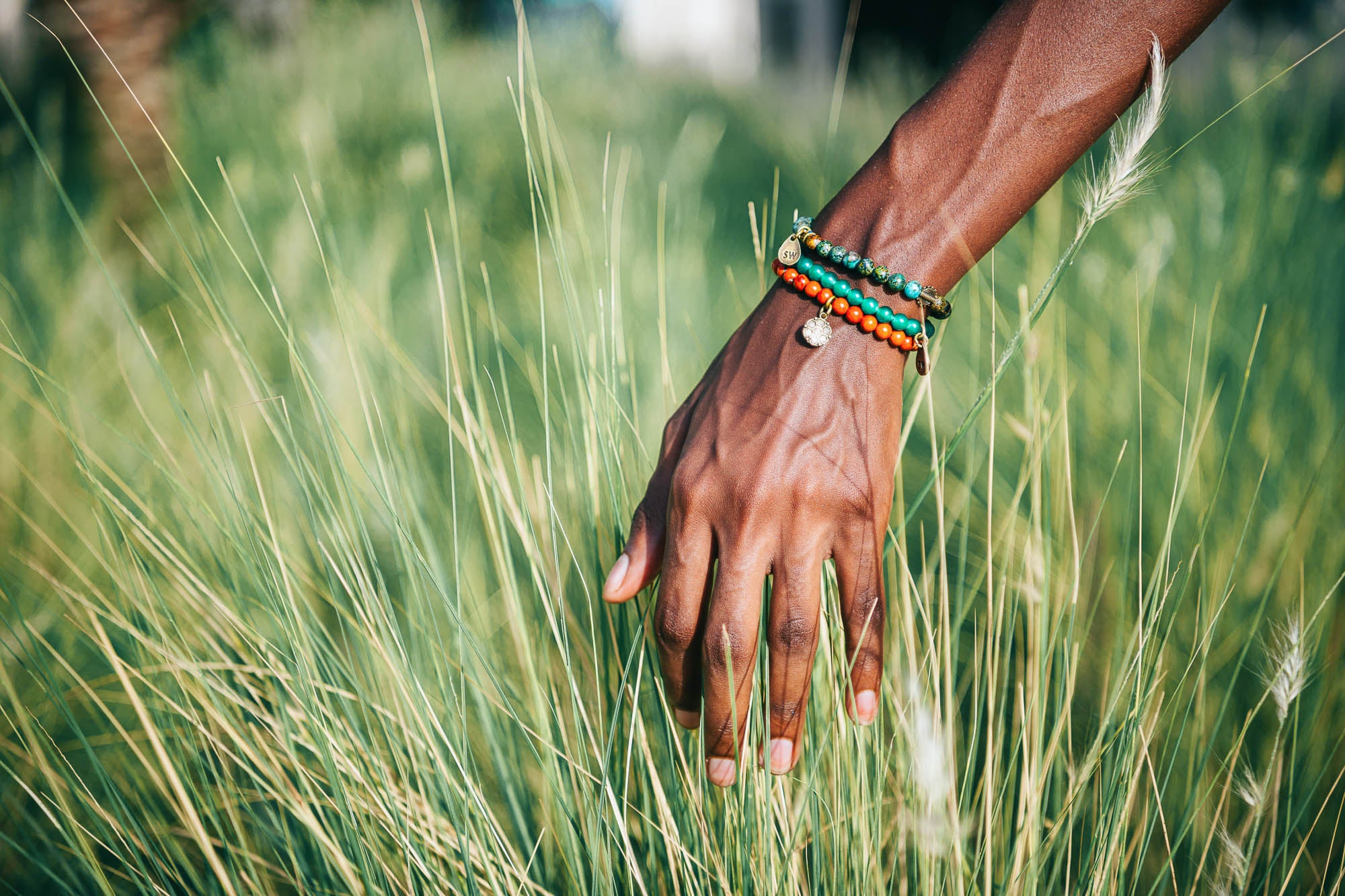 Zoulou africain bracelet perlé, bracelets femmes, bracelets tribal 