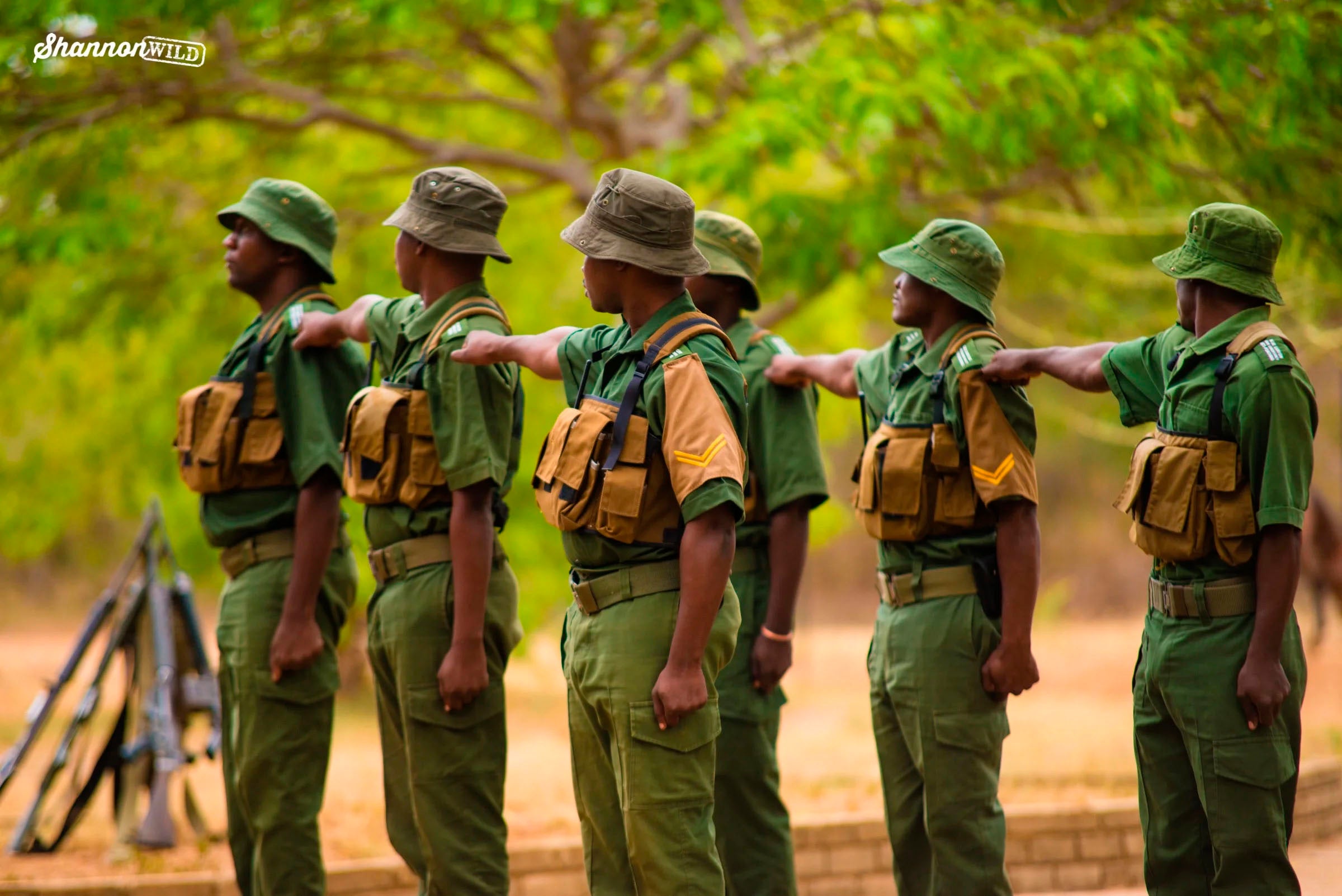 Anti-poaching unit rangers