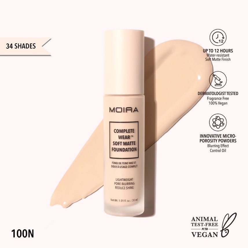  Complete Wear Foundation (400, Natural Beige) : Beauty &  Personal Care