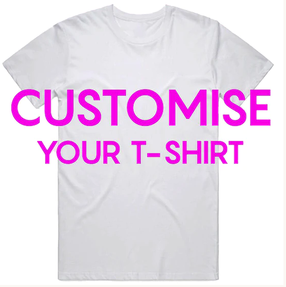 Customise Your T-Shirt in White Hens Party Supplies Australia