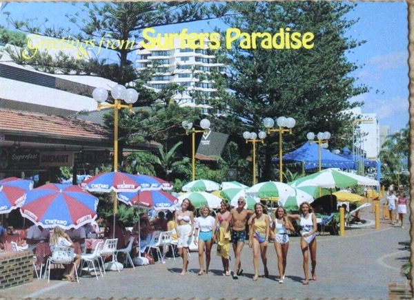 Surfers Paradise Main strip Gold Coast Australia 1990s