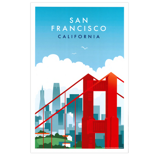 11x17 Print - San Car PARK – Cable Francisco STORE