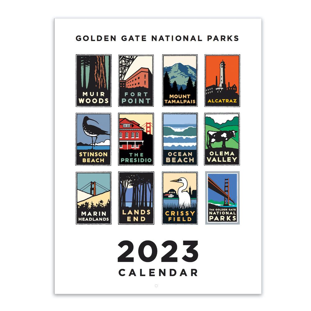 2023 Calendar Golden Gate National Parks Parks Conservancy Store