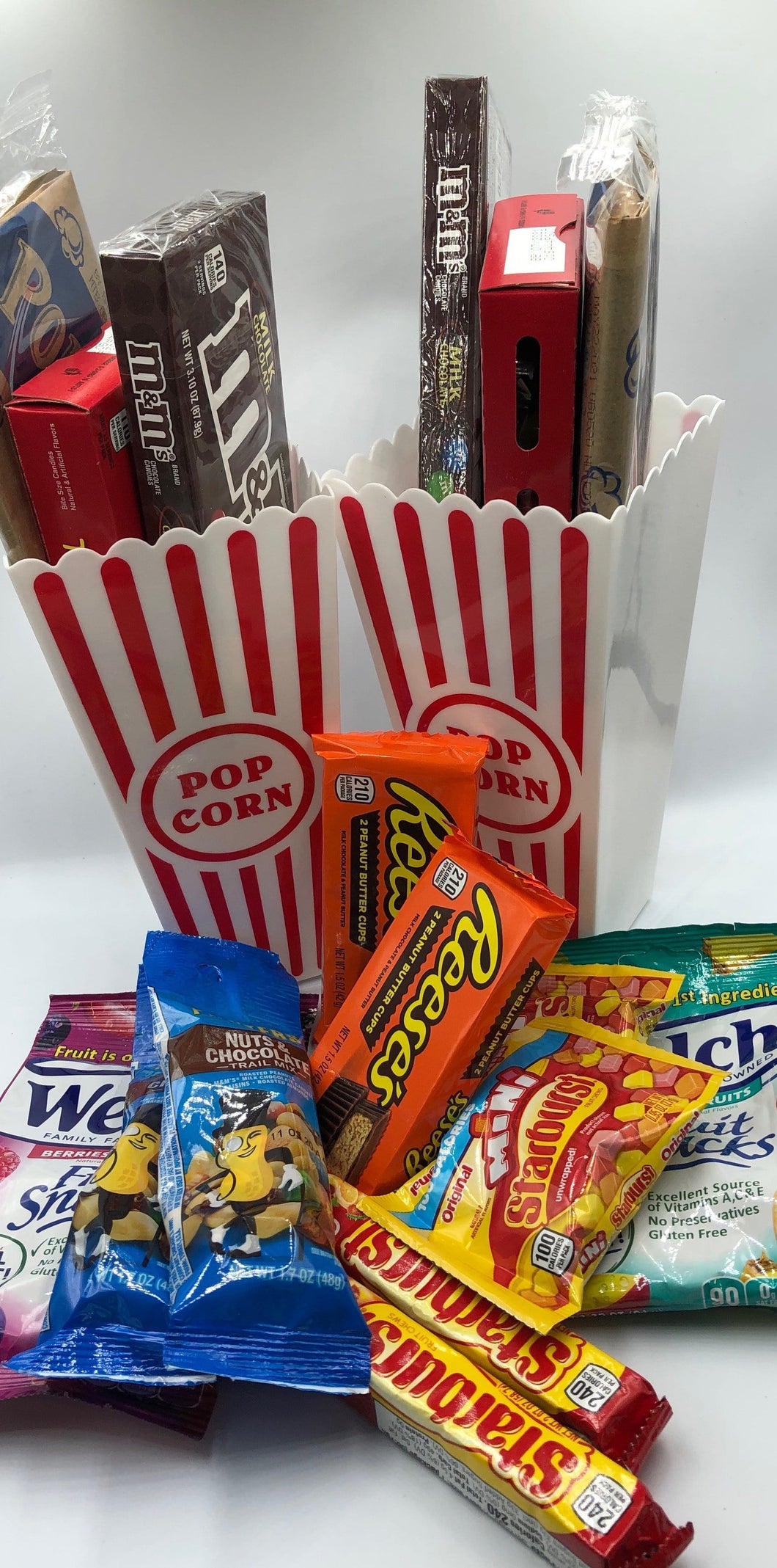 Movie Goer Box Movie Night Gift Set Popcorn Basket Frontline Snacks Frontline Snacks