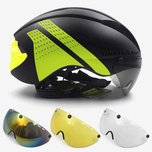 bike helmet with visor