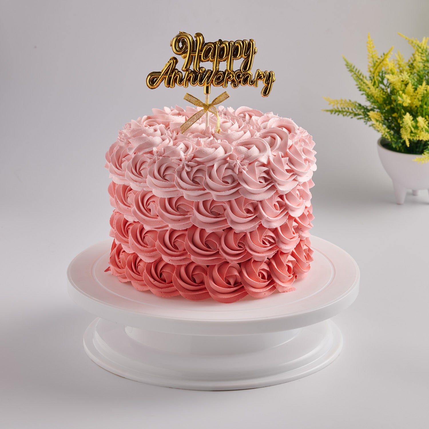 How to Make an Ombré Rosette Cake - My Kitchen Love