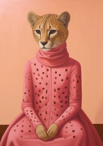 Skudaboo Cat Lady Art Print