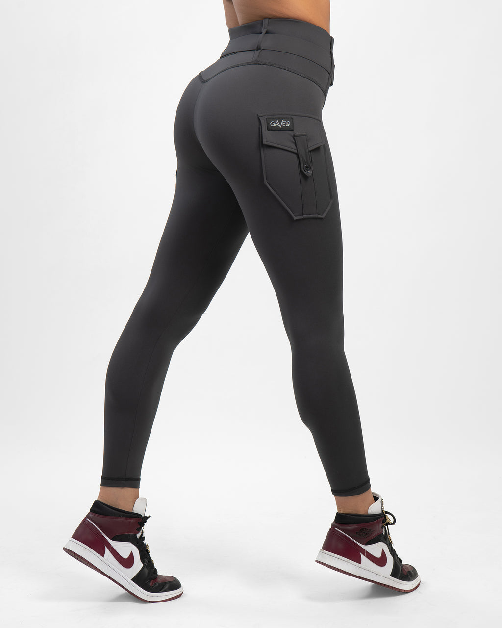 Black Leggings Womens Fashion Butt Lifting Leggings With Pockets For  Stretch Cargo Leggings High Waist Workout Running Pants Workout Leggings  for Women - Walmart.com