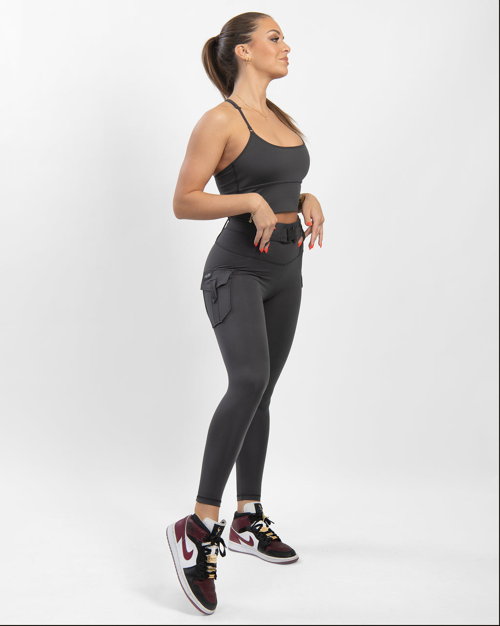 Gavelo Mesh Pocket Leggings - Black – Urban Gym Wear