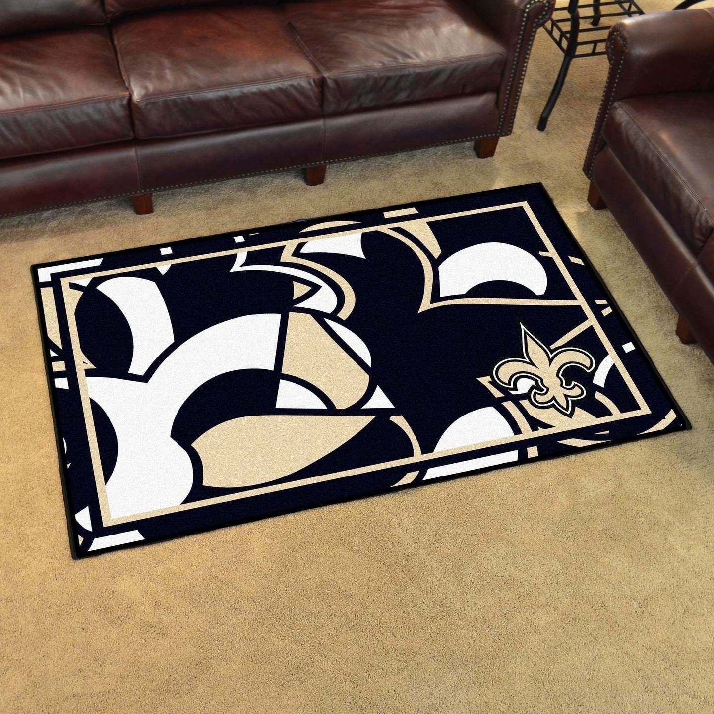 New Orleans Saints rug, Football rug Floor Decor The US Decor Rug Decor