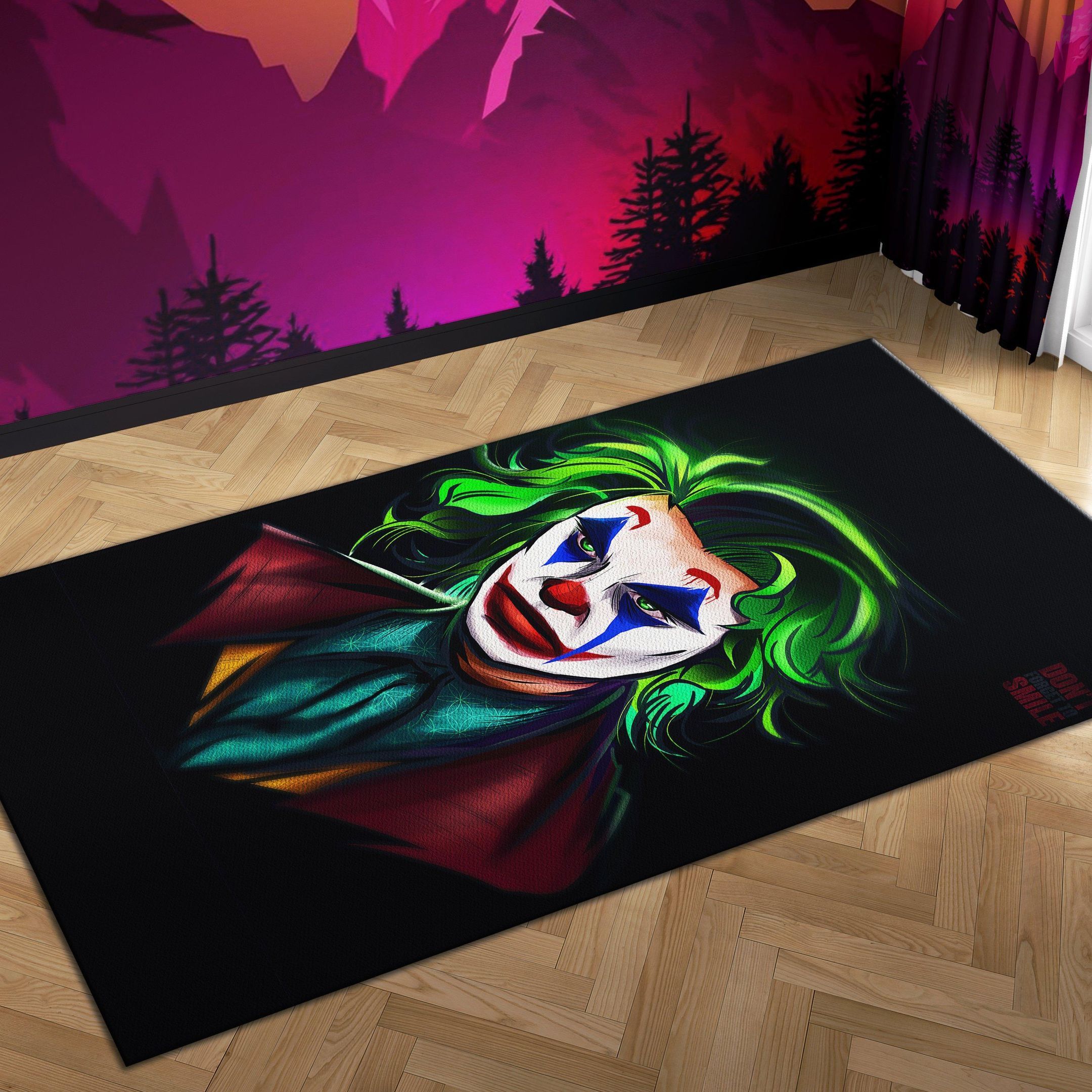 Joker 4K 2019 Carpet Mock Area Rug - Home Decor - Bedroom Living Room Decor - Rug Decor