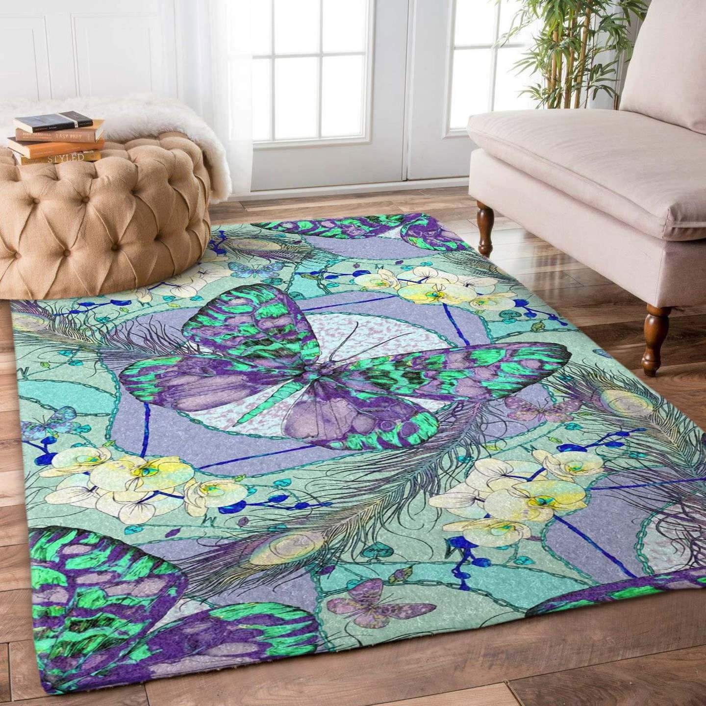 Butterfly Rug Kitchen Runner Rugs Rug Decor   Butterfly20BT120807A20Rug 84c80 