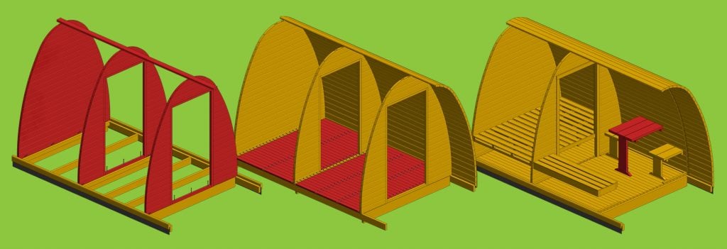 igloo camping pod