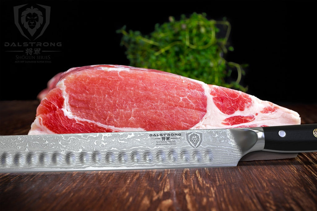 slicer in front of cut of beef