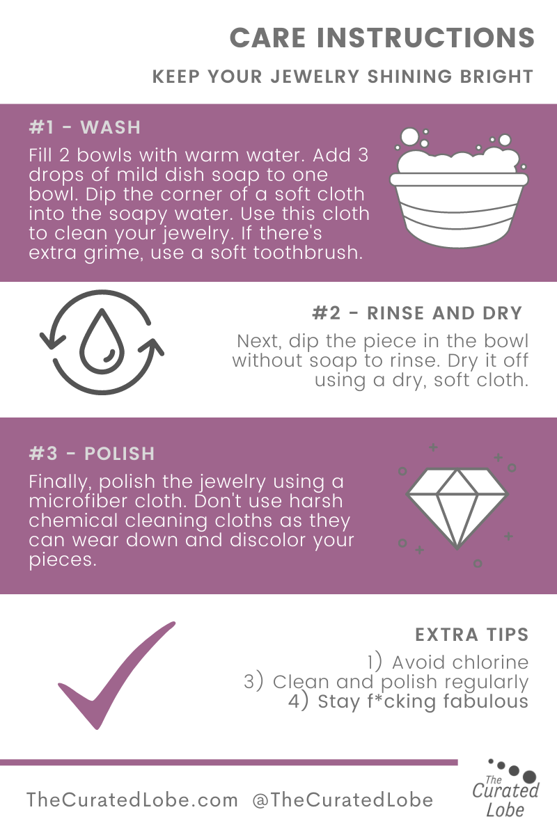 How to Clean and Care for Your Jewelry