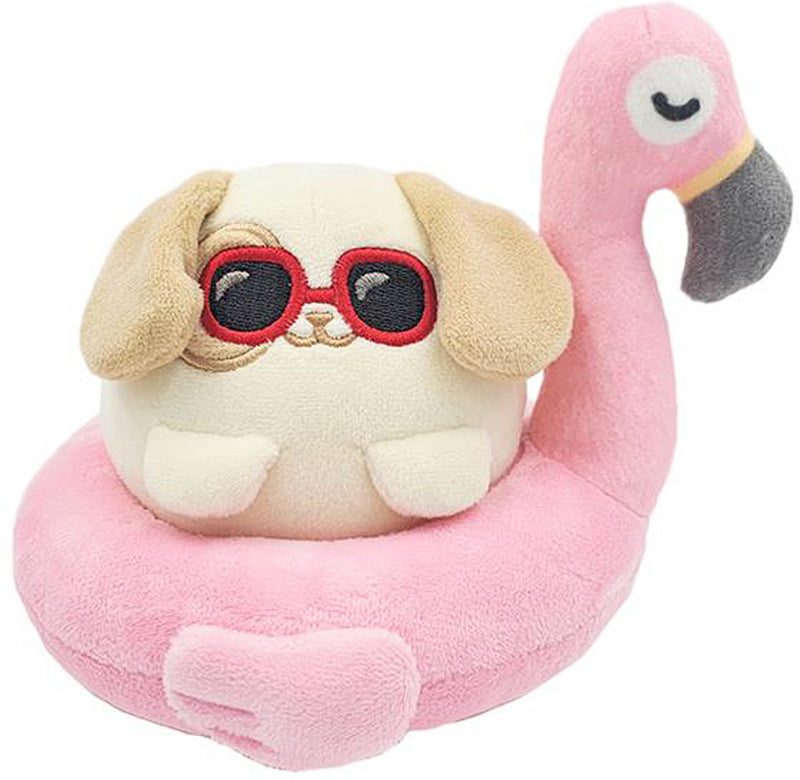 Anirollz Puppiroll in Flamingo Floatie Plush – ToyologyToys