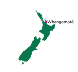 Map Of NZ pointing to where merino lanolin skincare was created.