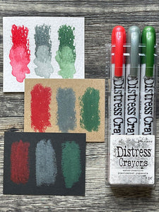 Holiday Pearlescent Crayon Set #1  - Tim Holtz